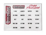 QuickCar Replacement Switch Panel Labels 50-004 Decals and Stickers, Labels, Logo, Vinyl, White/Black, Adhesive, Each thumbnail 2
