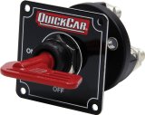 QuickCar Master Disconnect Switches 55-030 Battery Switch,Manual, MDS10, Rotary, 160 Amp, Black Mount Panel, Removable Key, Each thumbnail 1