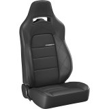 Corbeau Race Reclining Trailcat Black Seat 44912PR Bucket and Bench Seats, Racing Seats, Vinyl, Stitching, Lever Recline, Pair thumbnail 3
