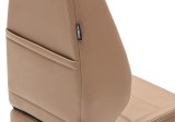 Corbeau Sport Black Leather Seat L90001PR Bucket and Bench Seats, Seats, Adjustable Bucket, Leather, Black, Stitching, Lever Recline, Pair thumbnail 2