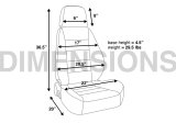 Corbeau Sport Black Leather Seat L90001PR Bucket and Bench Seats, Seats, Adjustable Bucket, Leather, Black, Stitching, Lever Recline, Pair thumbnail 3