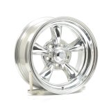 American Racing VN515 Polished Torq-Thrust II One-Piece Wheels 15x7 Wheel, One-Piece, Aluminum, Polished, 15 in. x 7 in., 5 x 4.50 in. Bolt Circle, 3.760 in. Backspace, Each thumbnail 2