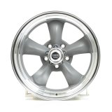 American Racing VN215 Gray Classic Torq-Thrust II One-Piece Wheels 17x8 Wheel, II, Aluminum, Matte Gray, 17 in. x 8.0 in., 5 x 4.75 in. Bolt Circle, 4.810 in. Backspace thumbnail 3