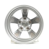 American Racing VN215 Gray Classic Torq-Thrust II One-Piece Wheels 17x8 Wheel, II, Aluminum, Matte Gray, 17 in. x 8.0 in., 5 x 4.75 in. Bolt Circle, 4.810 in. Backspace thumbnail 5
