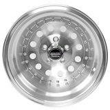American Racing AR62 Outlaw II Silver Wheels 15x10 Wheel, AR62, II, Aluminum, Natural, 15 in. x 10 in., 5 x 4.50 in. Bolt Circle, 4.00 in. Backspace, Each thumbnail 1