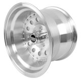 American Racing AR62 Outlaw II Silver Wheels 15x10 Wheel, AR62, II, Aluminum, Natural, 15 in. x 10 in., 5 x 4.50 in. Bolt Circle, 4.00 in. Backspace, Each thumbnail 2