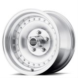 American Racing AR61 Outlaw I Silver Wheels 14x7 Wheel, I, Aluminum, Natural, 14 in. x 7 in., 5 x 4.75 in. Bolt Circle, 4.00 in. Backspace, Each thumbnail 1