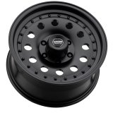 American Racing AR62 Outlaw II Satin Black Wheels 17x8 Wheel, II, Aluminum, 17 x 8 in., 5 x 5 in. Bolt Pattern, 4.550 in. Backspace, Black, Each thumbnail 3