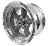 American Racing VN105D Torq-Thrust D Gray Wheels 15x8.5 Wheel, D, Aluminum, Gray, 15 in. x 8.5 in., 5 x 4.75 in. Bolt Circle, 3.77 in. Backspace, Each thumbnail 3