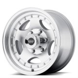 American Racing AR23 Silver Wheels 16x7 Wheel, AR23, Aluminum, Natural, 16 in. x 7 in., 8 x 6.50 in. Bolt Circle, 3.750 in. Backspace, Each thumbnail 1