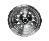 American Racing AR62 Outlaw II Silver Wheels 15x8 Wheel, II, Aluminum, Natural, 15 in. x 8 in., 5 x 5.50 in. Bolt Circle, 3.75 in. Backspace, Each thumbnail 1