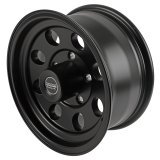 American Racing AR172 Baja Black Wheels 15x7 Wheel, Baja, Aluminum, Matte Black, 15 in. x 7.0 in., 5 x 5.50 in. Bolt Circle, 3.760 in. Backspace, Each thumbnail 1
