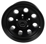 American Racing AR172 Baja Black Wheels 15x7 Wheel, Baja, Aluminum, Matte Black, 15 in. x 7.0 in., 5 x 5.50 in. Bolt Circle, 3.760 in. Backspace, Each thumbnail 3