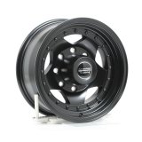 American Racing AR23 Black Wheels 16x7 Wheel, AR23, Aluminum, Matte Black, 16 in. x 7.0 in., 8 x 6.50 in. Bolt Circle, 3.760 in. Backspace, Each thumbnail 1