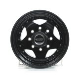 American Racing AR23 Black Wheels 16x7 Wheel, AR23, Aluminum, Matte Black, 16 in. x 7.0 in., 8 x 6.50 in. Bolt Circle, 3.760 in. Backspace, Each thumbnail 2