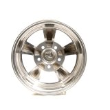 American Racing VN515 Polished Torq-Thrust II One-Piece Wheels 15x7 Wheel, One-Piece, Aluminum, Polished, 15 in. x 7 in., 5 x 4.75 in. Bolt Circle, 3.750 in. Backspace, Each thumbnail 3