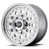 American Racing AR62 Outlaw II Silver Wheels 14x7 Wheel, AR62, II, Aluminum, Natural, 14 in. x 7 in., 4 x 108mm Bolt Circle, 4.00 in. Backspace, Each thumbnail 1