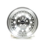 American Racing AR62 Outlaw II Silver Wheels 15x8 Wheel, II, Aluminum, Natural, 15 in. x 8 in., 5 x 4.50 in. Bolt Circle, 3.75 in. Backspace, Each thumbnail 1