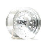 American Racing AR62 Outlaw II Silver Wheels 15x8 Wheel, II, Aluminum, Natural, 15 in. x 8 in., 5 x 4.50 in. Bolt Circle, 3.75 in. Backspace, Each thumbnail 3