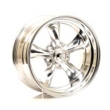 American Racing VN515 Polished Torq-Thrust II One-Piece Wheels 17x8 Wheel, One-Piece, Aluminum, Polished, 17 in. x 8 in., 5 x 4.75 in. Bolt Circle, 4.000 in. Backspace, Each thumbnail 2