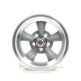 American Racing VN105D Torq-Thrust D Gray Wheels 15x7 Wheel, D, Aluminum, Gray, 15 in. x 7 in., 5 x 4.50 in. Bolt Circle, 3.76 in. Backspace, Each thumbnail 2