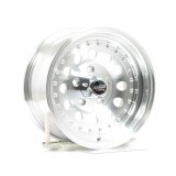 American Racing AR62 Outlaw II Silver Wheels 15x7 Wheel, AR62, II, Aluminum, Natural, 15 in. x 7 in., 5 x 4.75 in. Bolt Circle, 3.75 in. Backspace, Each thumbnail 3