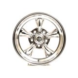 American Racing VN515 Polished Torq-Thrust II One-Piece Wheels 15x6 Wheel, One-Piece, Aluminum, Polished, 15 in. x 6 in., 5 x 4.75 in. Bolt Circle, 3.26 in. Backspace, Each thumbnail 1