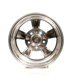 American Racing VN515 Polished Torq-Thrust II One-Piece Wheels 15x6 Wheel, One-Piece, Aluminum, Polished, 15 in. x 6 in., 5 x 4.75 in. Bolt Circle, 3.26 in. Backspace, Each thumbnail 3
