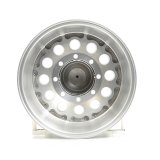American Racing AR62 Outlaw II Silver Wheels 16x8 Wheel, II, Aluminum, Natural, 16 in. x 8 in., 8 x 6.5 in. Bolt Circle, 4.50 in. Backspace, Each thumbnail 2