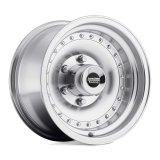 American Racing AR61 Outlaw I Silver Wheels 15x8 Wheel, I, Aluminum, Natural, 15 in. x 8 in., 6 x 5.50 in. Bolt Circle, 3.75 in. Backspace, Each thumbnail 2