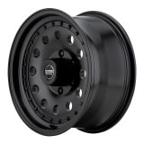American Racing AR62 Outlaw II Satin Black Wheels 16x10 Wheel OUTLAW 8x170.00 SATIN BLACK (-25 mm) thumbnail 4