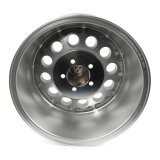 American Racing AR62 Outlaw II Silver Wheels 16x8 Wheel, II, Aluminum, Natural, 16 in. x 8 in., 5 x 4.5 in. Bolt Circle, 4.50 in. Backspace, Each thumbnail 2
