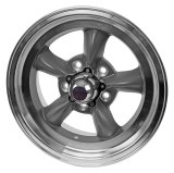 American Racing VN105D Torq-Thrust D Gray Wheels 15x6 Wheel, D, Aluminum, Gray, 15 in. x 6 in., 5 x 4.75 in. Bolt Circle, 3.66 in. Backspace, Each thumbnail 3