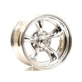 American Racing VN515 Polished Torq-Thrust II One-Piece Wheels 15x8 Wheel, One-Piece, Aluminum, Polished, 15 in. x 8 in., 5 x 4.75 in. Bolt Circle, 3.790 in. Backspace, Each thumbnail 2