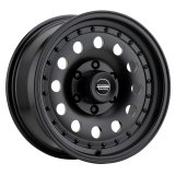 American Racing AR62 Outlaw II Satin Black Wheels 17x8 Wheel, Racing, AR62, II, Aluminum, Matte Black, 17 in. x 8 in., 6 x 5.5 in./6 x 139.70mm, 4.500 in. Backspacing, Each thumbnail 2