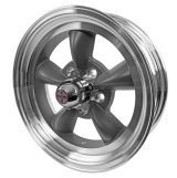 American Racing VN105D Torq-Thrust D Gray Wheels 15x4.5 Wheel, D, Aluminum, Gray, 15 in. x 4.5 in., 5 x 4.50 in. Bolt Circle, 2.125 in. Backspace, Each thumbnail 2