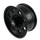 American Racing AR172 Baja Black Wheels 17x8 Wheel, Baja, Aluminum, Matte Black, 17 in. x 8.0 in., 8 x 170mm Bolt Circle, 4.500 in. Backspace, Each thumbnail 3