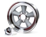American Racing VN309 Torq-Thrust Original Vintage Silver Painted Wheels 15x7 Wheel, Vintage, Aluminum, Silver, 15 in. x 7 in., 5 x 4.75 in. Bolt Circle, 3.75 in. Backspace, Each thumbnail 3