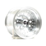 American Racing AR62 Outlaw II Silver Wheels 15x10 Wheel, AR62, II, Aluminum, Natural, 15 in. x 10 in., 5 x 5.50 in. Bolt Circle, 4.00 in. Backspace, Each thumbnail 3