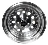 American Racing AR62 Outlaw II Silver Wheels 15x8 Wheel, II, Aluminum, Natural, 15 in. x 8 in., 5 x 5.00 in. Bolt Circle, 3.75 in. Backspace, Each thumbnail 3