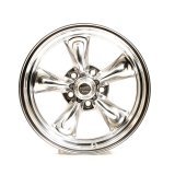 American Racing VN515 Polished Torq-Thrust II One-Piece Wheels 17x8 Wheel, One-Piece, Aluminum, Polished, 17 in. x 8 in., 5 x 4.75 in. Bolt Circle, 4.810 in. Backspace, Each thumbnail 1