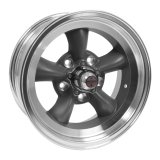 American Racing VN105D Torq-Thrust D Gray Wheels 14x6 Wheel, D, Aluminum, Gray, 14 in. x 6 in., 5 x 4.50 in. Bolt Circle, 3.375 in. Backspace, Each thumbnail 1
