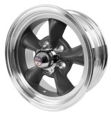 American Racing VN105D Torq-Thrust D Gray Wheels 14x6 Wheel, D, Aluminum, Gray, 14 in. x 6 in., 5 x 4.50 in. Bolt Circle, 3.375 in. Backspace, Each thumbnail 3
