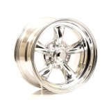 American Racing VN515 Polished Torq-Thrust II One-Piece Wheels 15x8 Wheel, One-Piece, Aluminum, Polished, 15 in. x 8 in., 5 x 4.75 in. Bolt Circle, 4.500 in. Backspace, Each thumbnail 2
