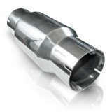 Stainless Works Metal Matrix Catalytic Converters RTCMM Converter, Universal, Steel, Metallic, 3 in. Outlet, 3 in. Inlet, Each thumbnail 3