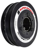 ATI Super Damper Supercharged Series Harmonic Balancers 918856 Balancer, Internal Engine Balance, Degree Markings, Elastomer, Aluminum/Steel, Black Zinc Chromate, Chevy, Cadillac, Each thumbnail 1
