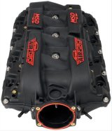 MSD Atomic AirForce Intake Manifolds 2702 Manifold, AirForce, 103mm, 2-Piece, Polymer, Black, Red Letters, Chevy LS1, LS2, LS6, Each thumbnail 2
