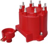 MSD Distributor Cap and Rotor Kits 8406 Rotor, Red, Male/HEI, Brass Terminals, Screw-Down, Buick, Cadillac, Chevy, GMC, Oldsmobile, Pontiac V8 thumbnail 5