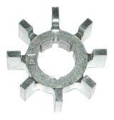 MSD Replacement Distributor Reluctors 8627 Ignition Reluctor, Replacement, Distributors, Keyed, +10 Degrees, -10 Degrees, Steel, Natural, Each thumbnail 1