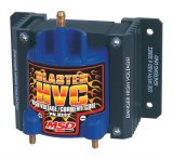 MSD Blaster HVC Ignition Coils 8252 Coil, HVC, E-Core, Square, Epoxy, Blue, 42,000 V, Each thumbnail 1